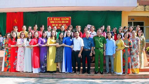 Trường TH&THCS Hồng Nam tổ chức thành công LỄ KHAI GIẢNG năm học 2022 - 2023